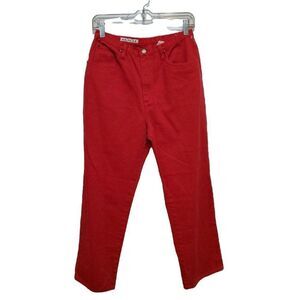A.m.i. women pants red size 10